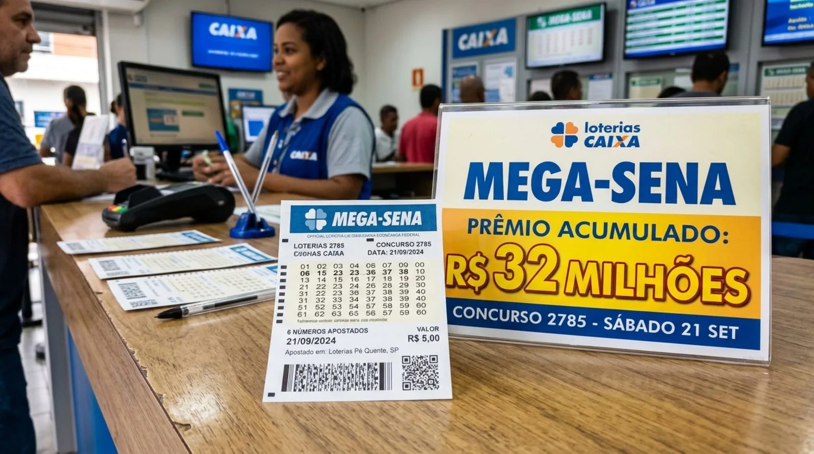 Concurso 3060 da Mega-Sena deixa prêmio principal para o próximo sorteio