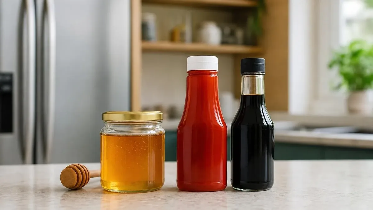 Como guardar mel, ketchup e shoyu depois de abrir os frascos