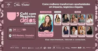 Dourados recebe encontro sobre liderança e protagonismo feminino nos negócios