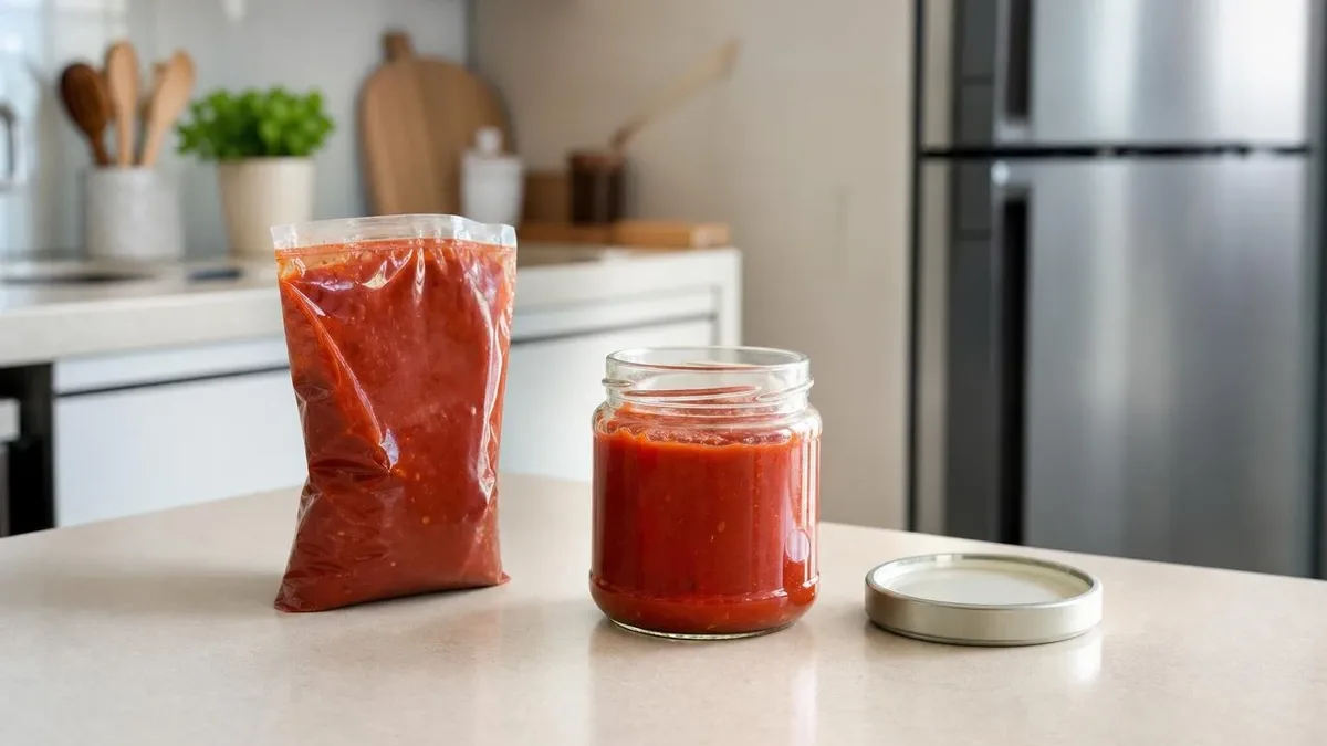 Como guardar molho de tomate aberto e evitar mofo