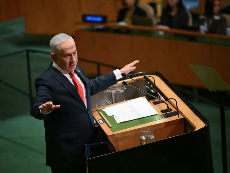 Protesto esvazia plenário da ONU durante discurso de Benjamin Netanyahu