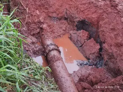 Sanesul conclui reparo de adutora em Dourados e fará teste nesta terça