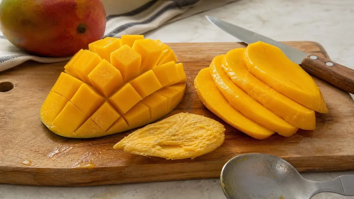 Como cortar manga sem atingir o caroço e aproveitar melhor a polpa