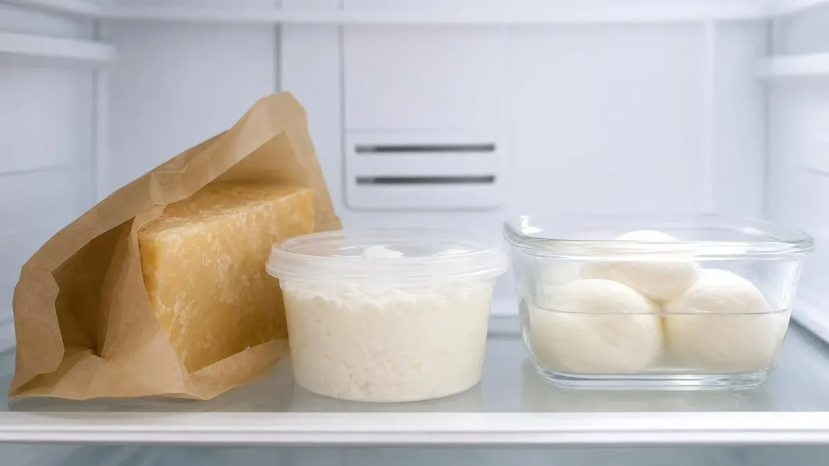 Como guardar cada tipo de queijo sem ressecar ou acumular umidade