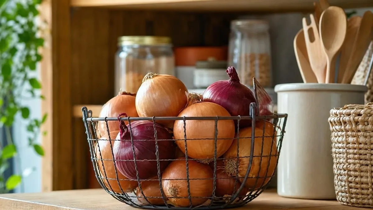 Como guardar cebola inteira para conservar por mais tempo