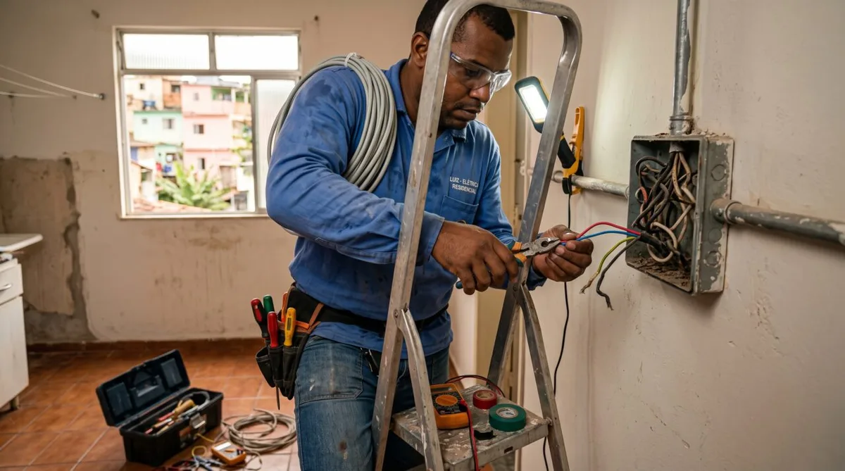 Refazer a elétrica de uma casa antiga custa até R$ 14.000 em 2026