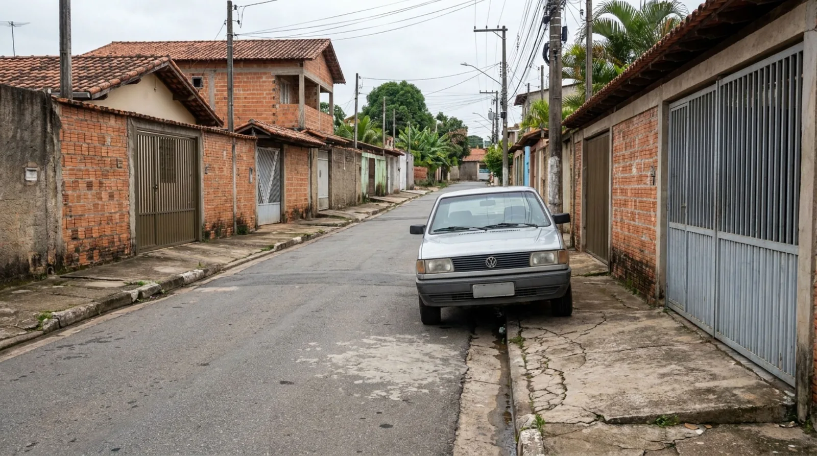 Estacionar parte do veículo na calçada pode gerar multa e remoção