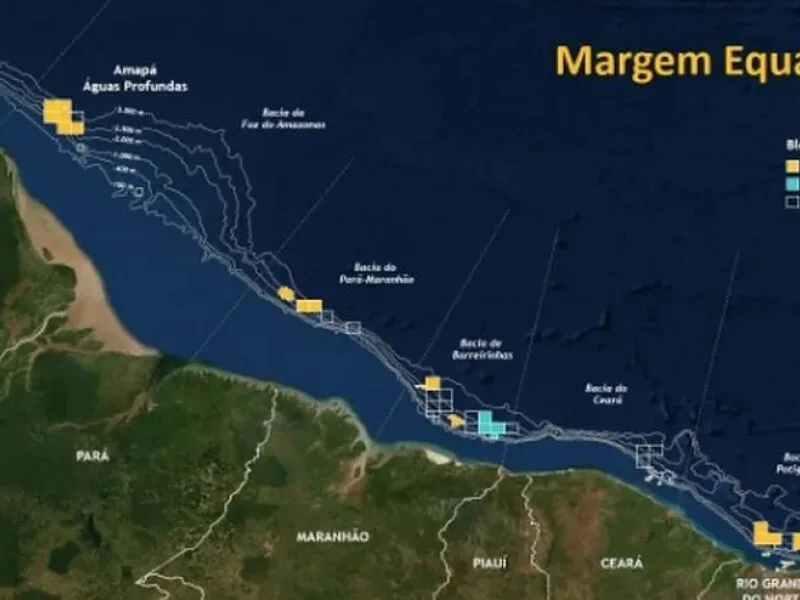 ANP define áreas exploratórias na Margem Equatorial, mas blocos ainda dependem de análise