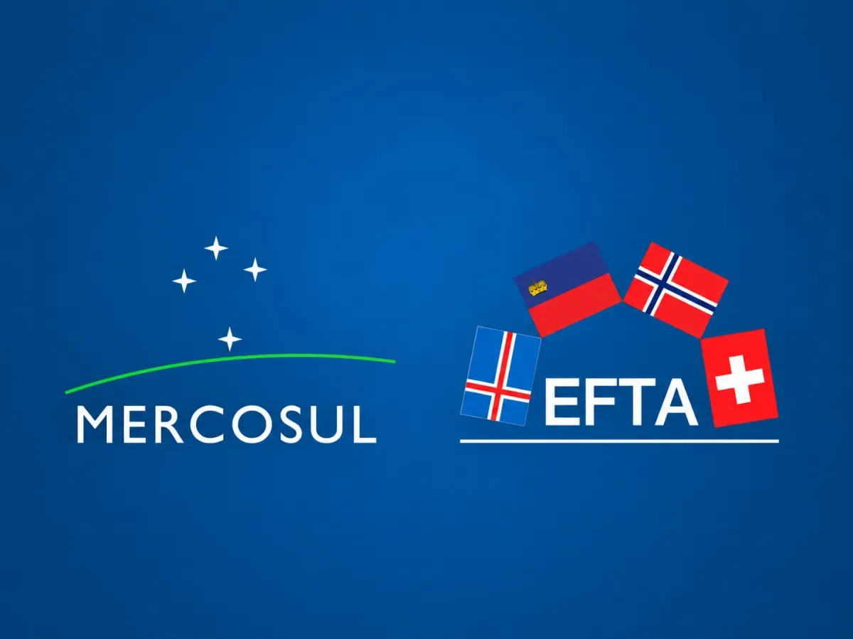 Acordo Mercosul-EFTA entra em vigor para Brasil e Islândia em 1º de outubro