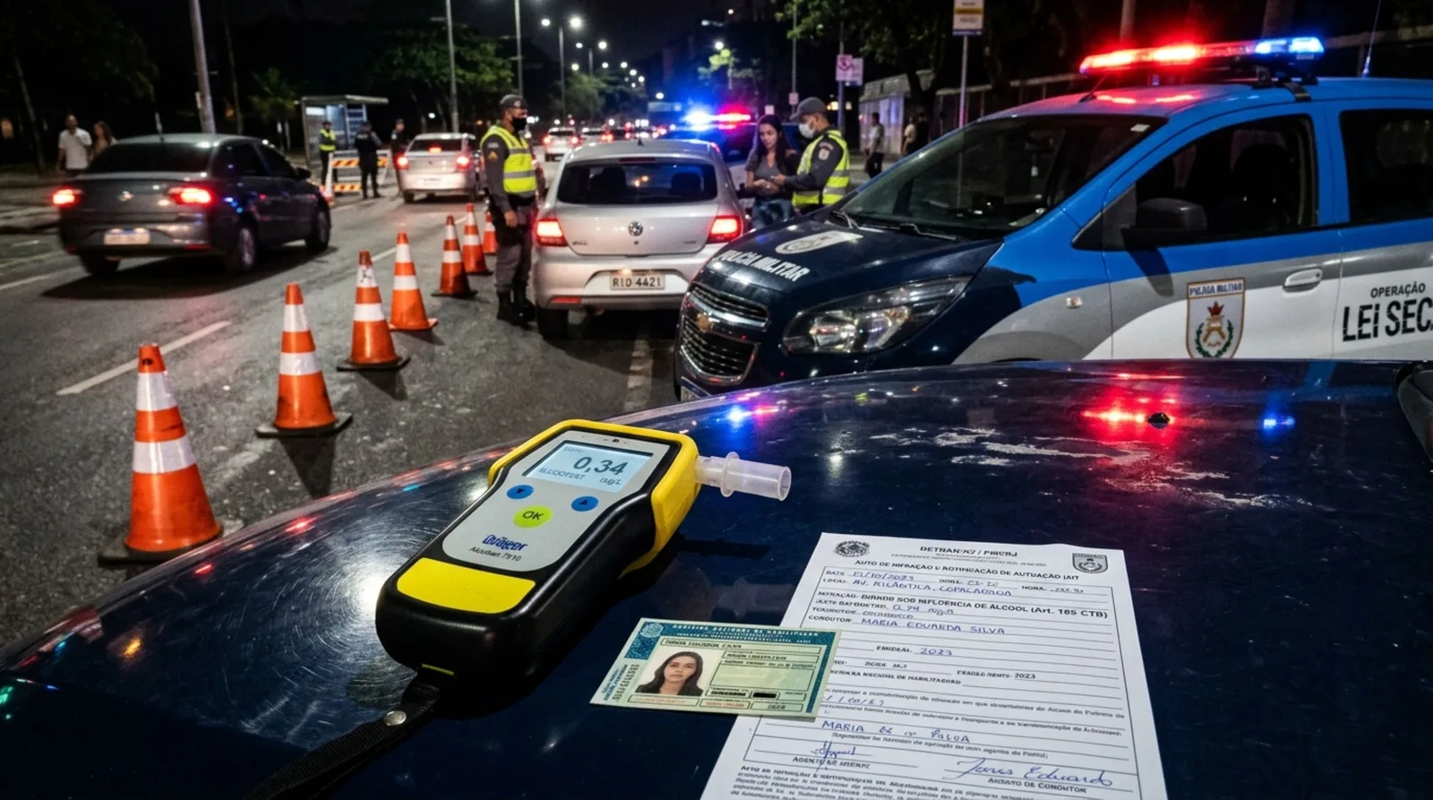 Recusar o bafômetro não impede autuação nem suspensão da habilitação