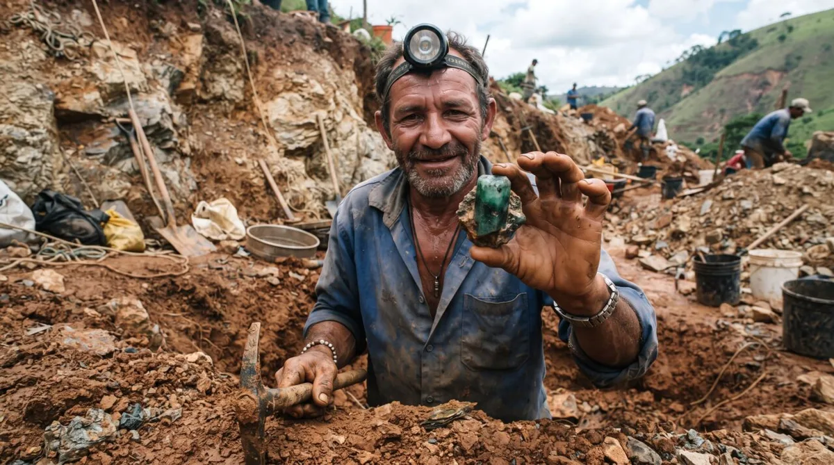 Minas Gerais, Bahia e Goiás concentram áreas favoráveis a esmeraldas