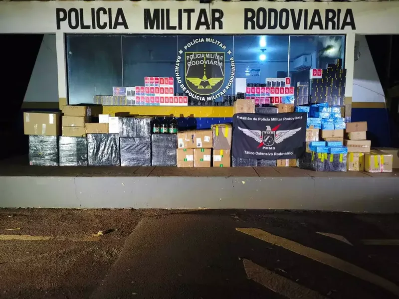 Polícia apreende mercadorias do Paraguai avaliadas em R$ 827,7 mil em Dourados
