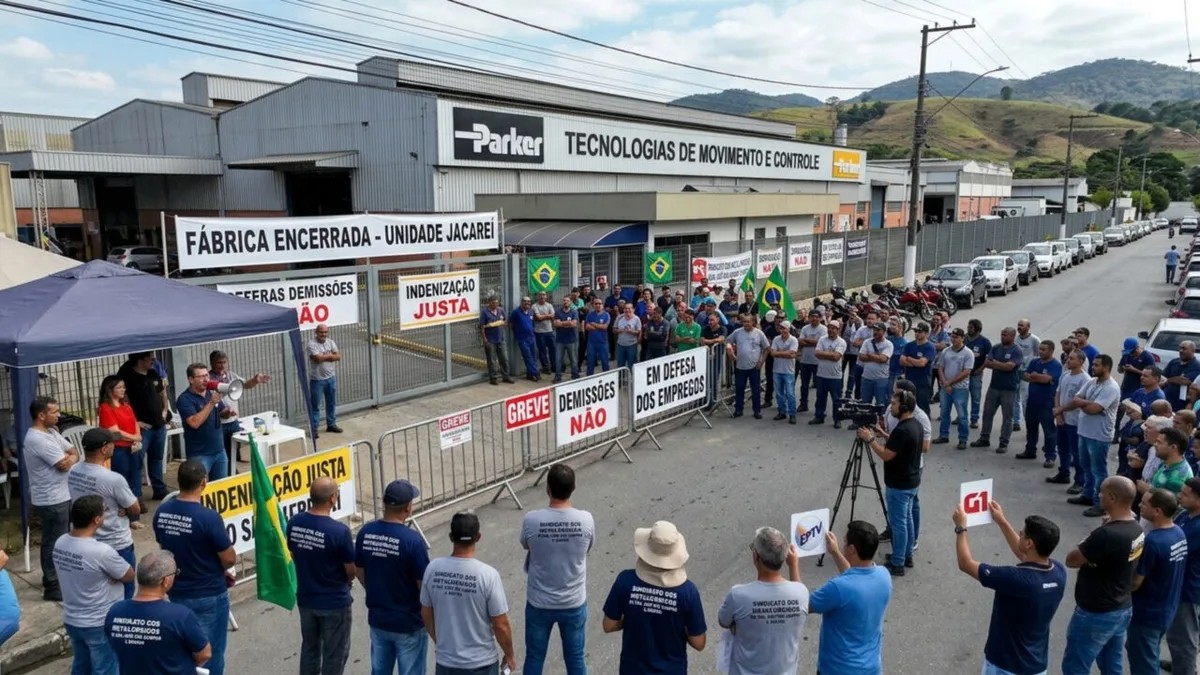 Parker encerra unidade em Jacareí após acordo com trabalhadores