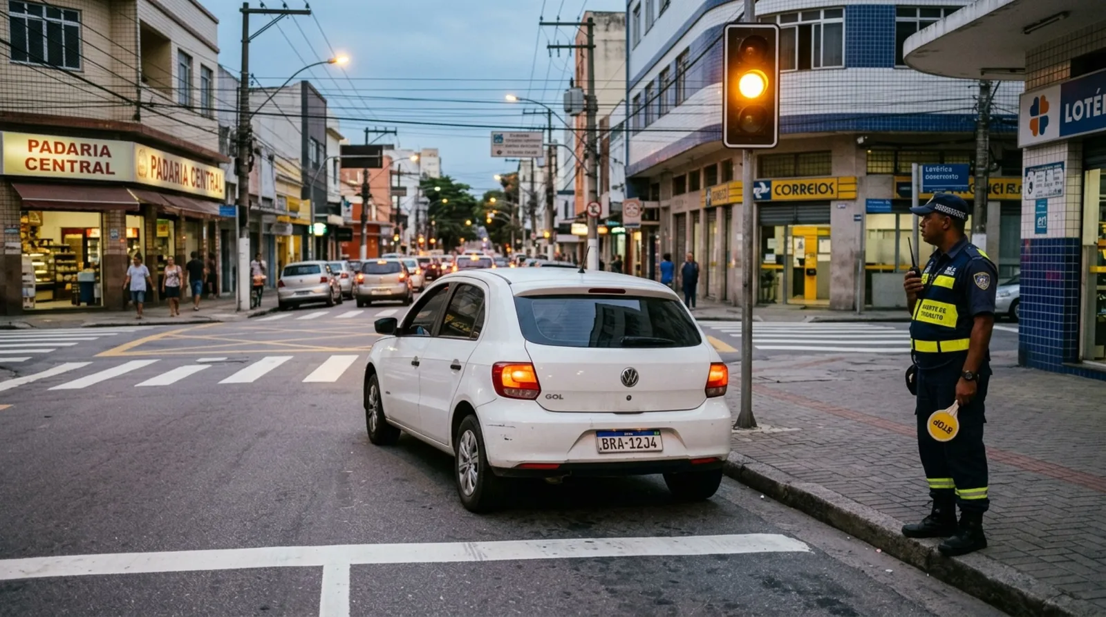 Sinal amarelo não equivale automaticamente a avanço do vermelho