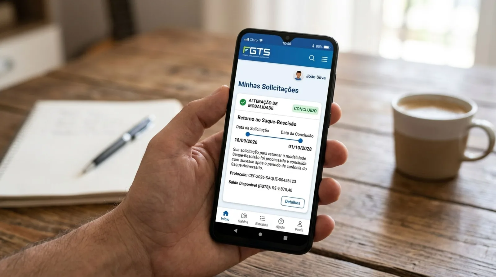 Pedido de mudança no FGTS só vale após o início do 25º mês