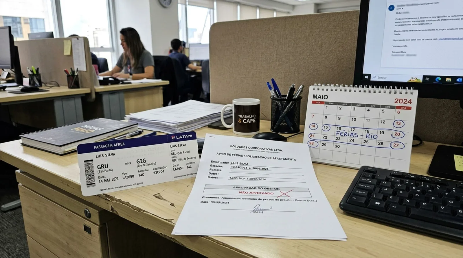Passagem comprada não garante ao trabalhador férias na data escolhida