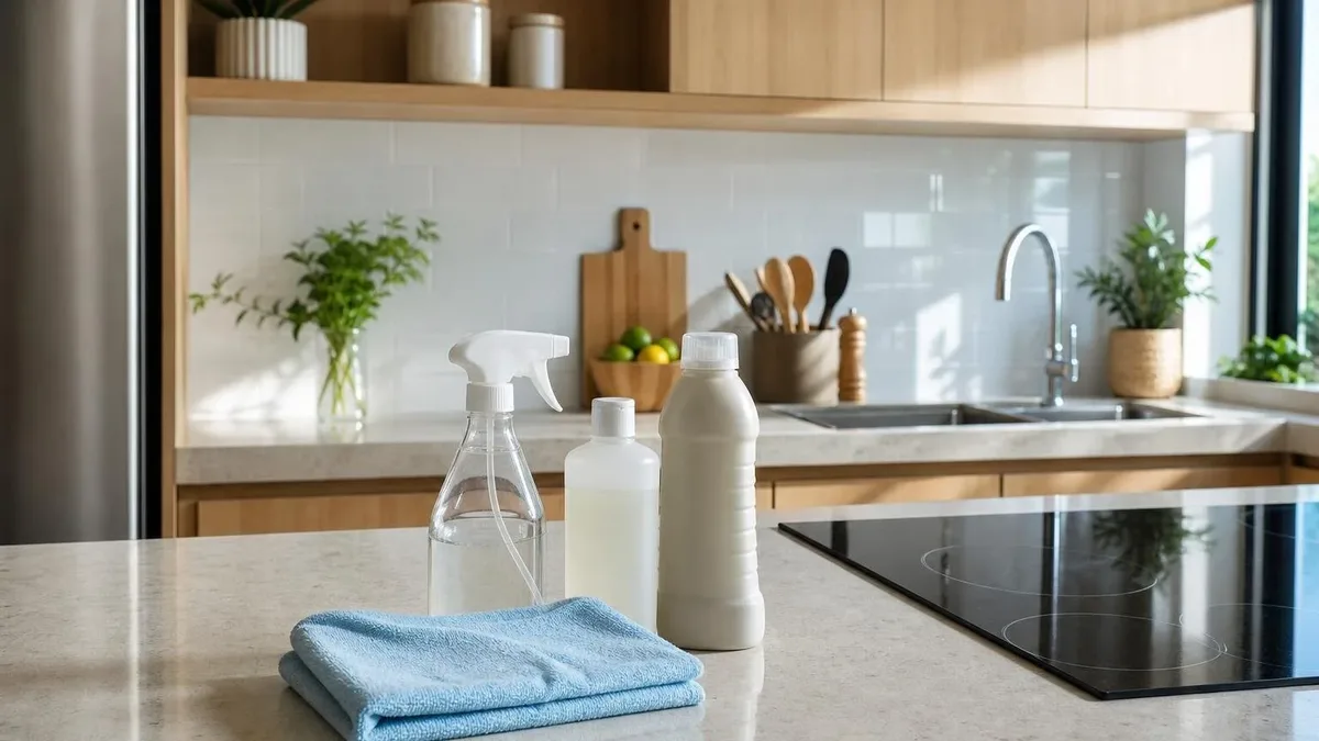 Guia para usar produtos de limpeza sem danificar a cozinha