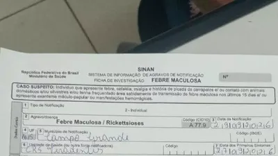 Menino de 2 anos espera transferência sob suspeita de febre maculosa