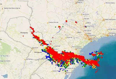 Tempestades avançam por Mato Grosso do Sul com risco de granizo e ventos fortes