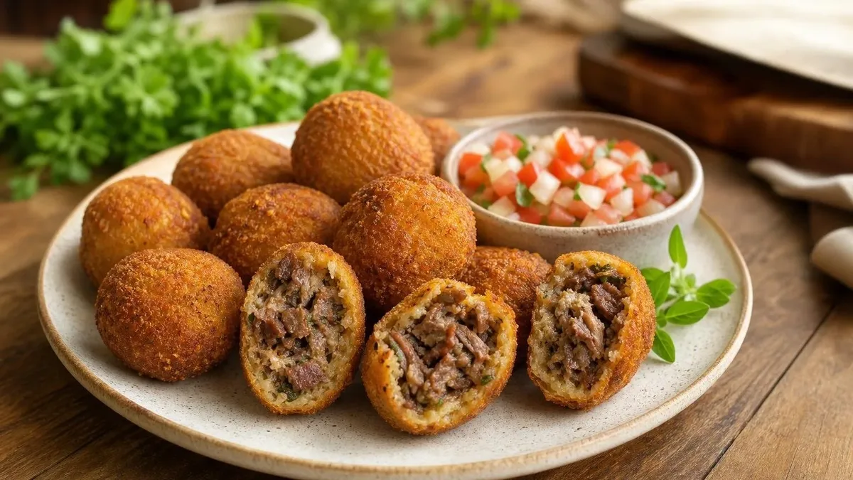 Bolinhos de churrasco aproveitam carne, frango e linguiça que sobraram