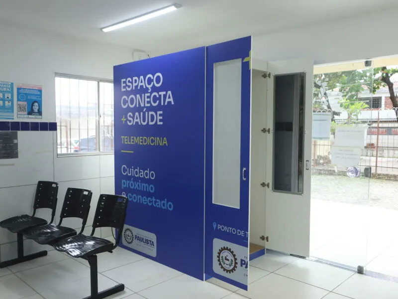 Paulista amplia Teleconsulta com três novas cabines na rede municipal