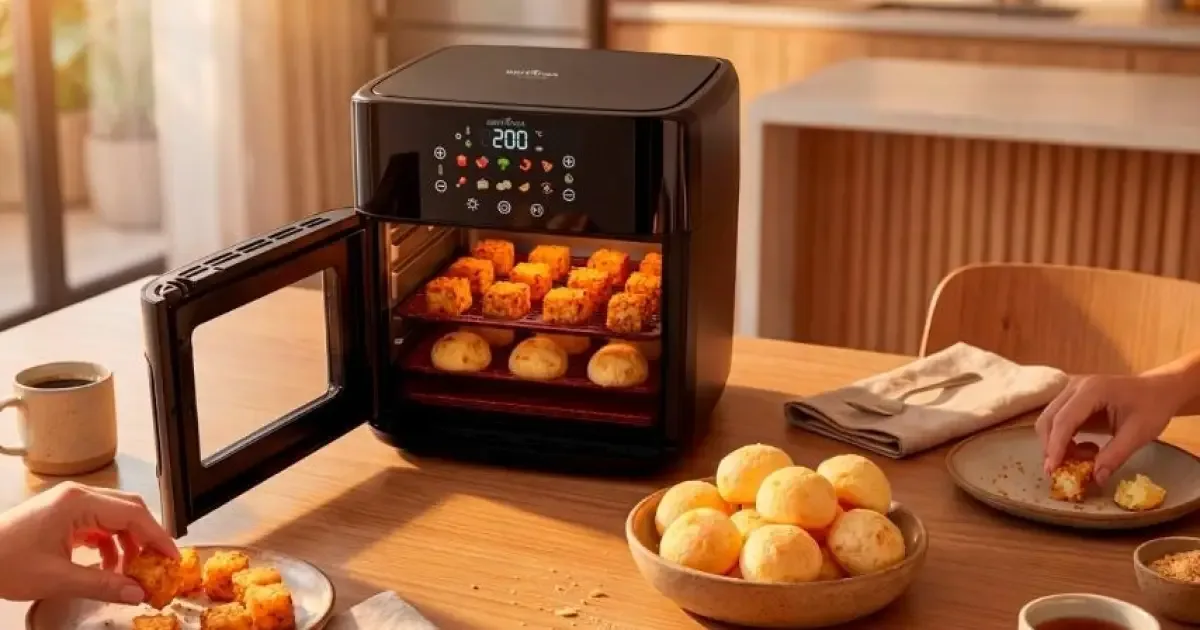 BAF16B amplia o preparo na cozinha com forno elétrico de 16 litros