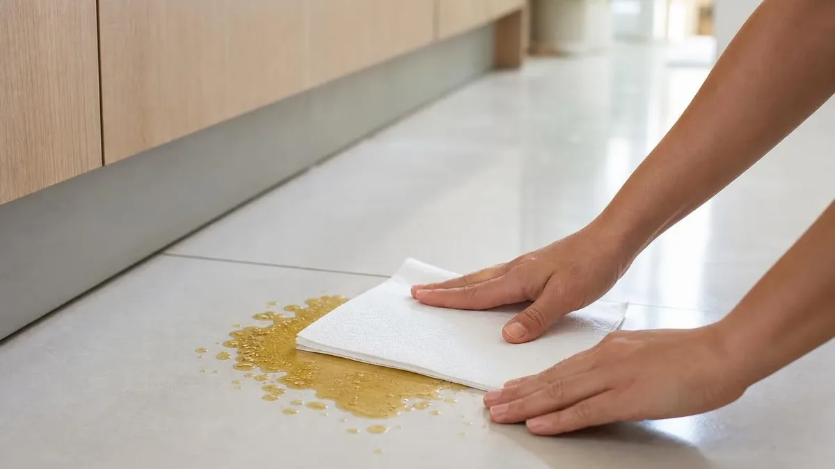 Como tirar óleo do piso sem espalhar a gordura