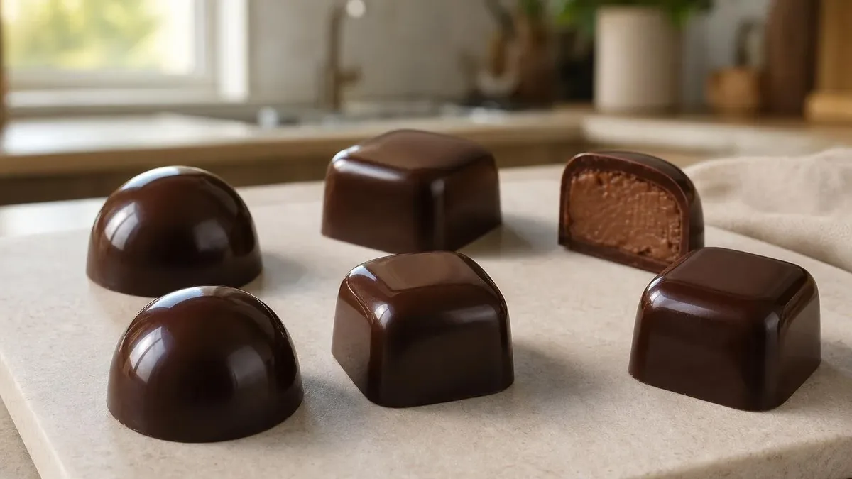 Como fazer bombons brilhantes e evitar casquinhas opacas