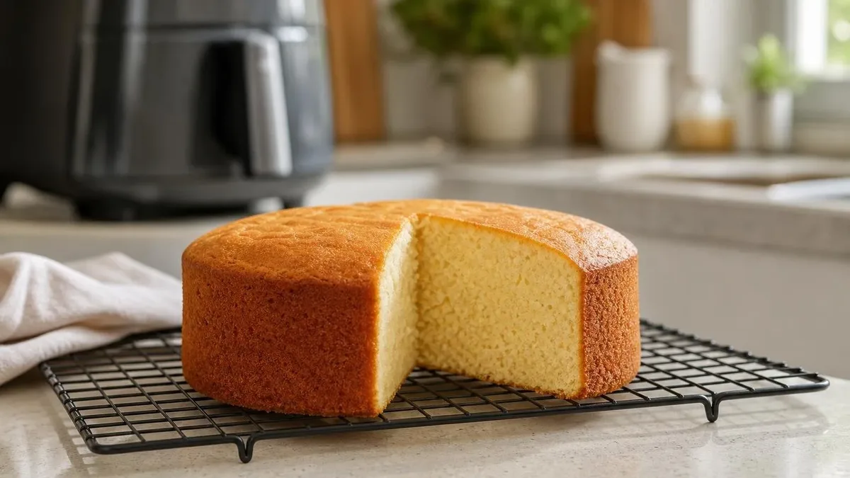Como evitar que o bolo queime por cima na air fryer