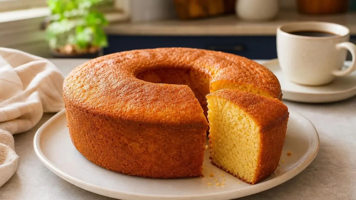 Bolo de fubá macio: receita, proporções e cuidados no forno