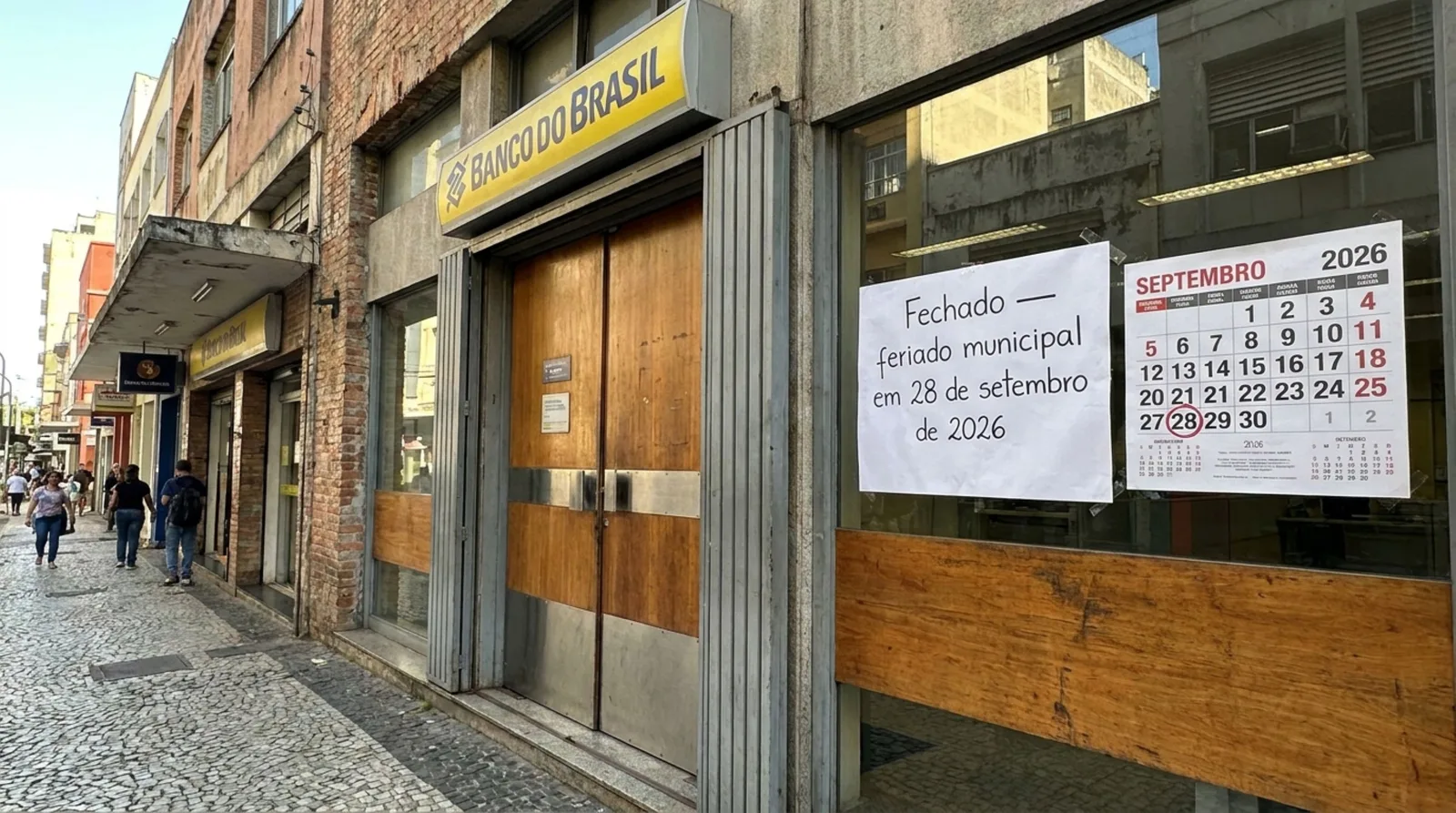 Feriado local altera atendimento bancário em 10 municípios no dia 28
