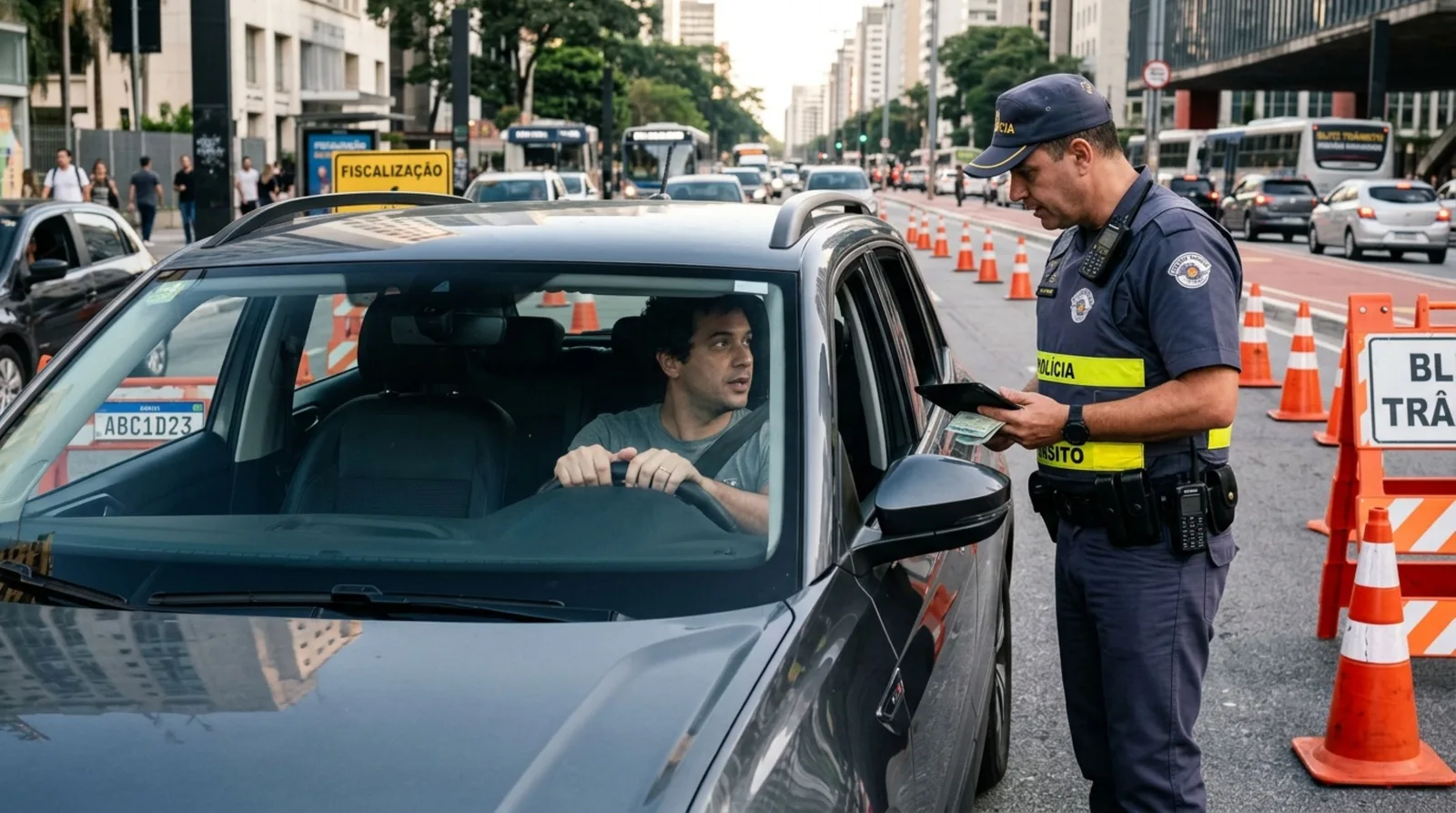 Blitz de trânsito: como agir dentro do carro e quando sair