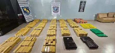 Imóvel perto da fronteira com Ponta Porã guardava 793 quilos de maconha