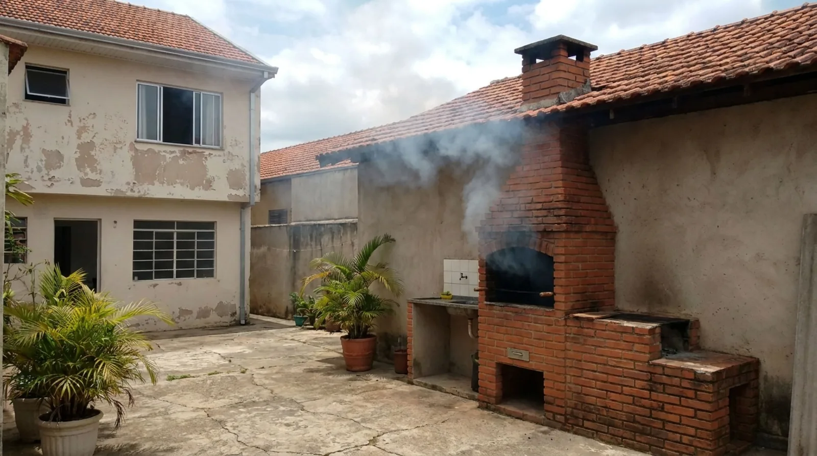 Churrasqueira perto da divisa pode gerar reclamações por fumaça e gordura