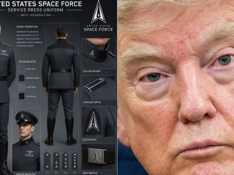 Trump publica proposta de farda espacial e provoca novas associações nas redes