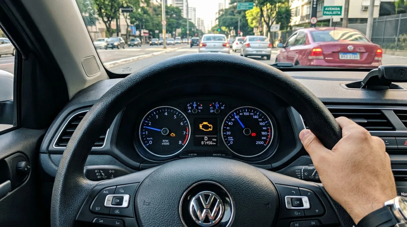 Luz de motor no painel: o que o alerta pode indicar