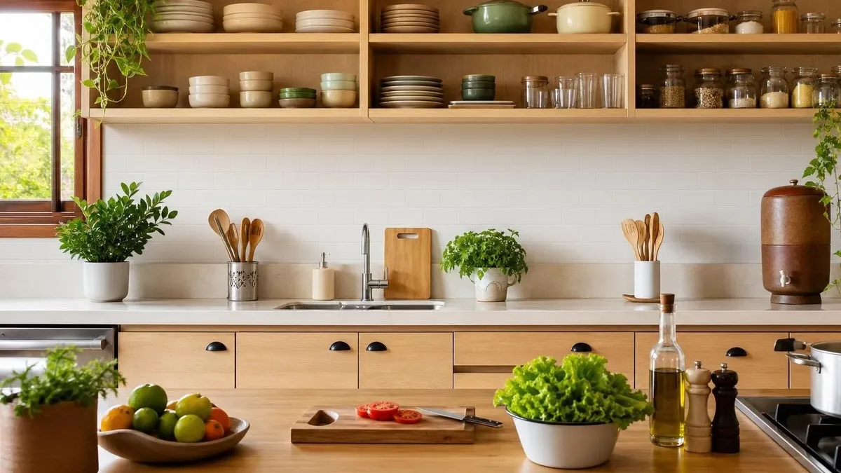 Como deixar a cozinha mais prática usando zonas de acesso