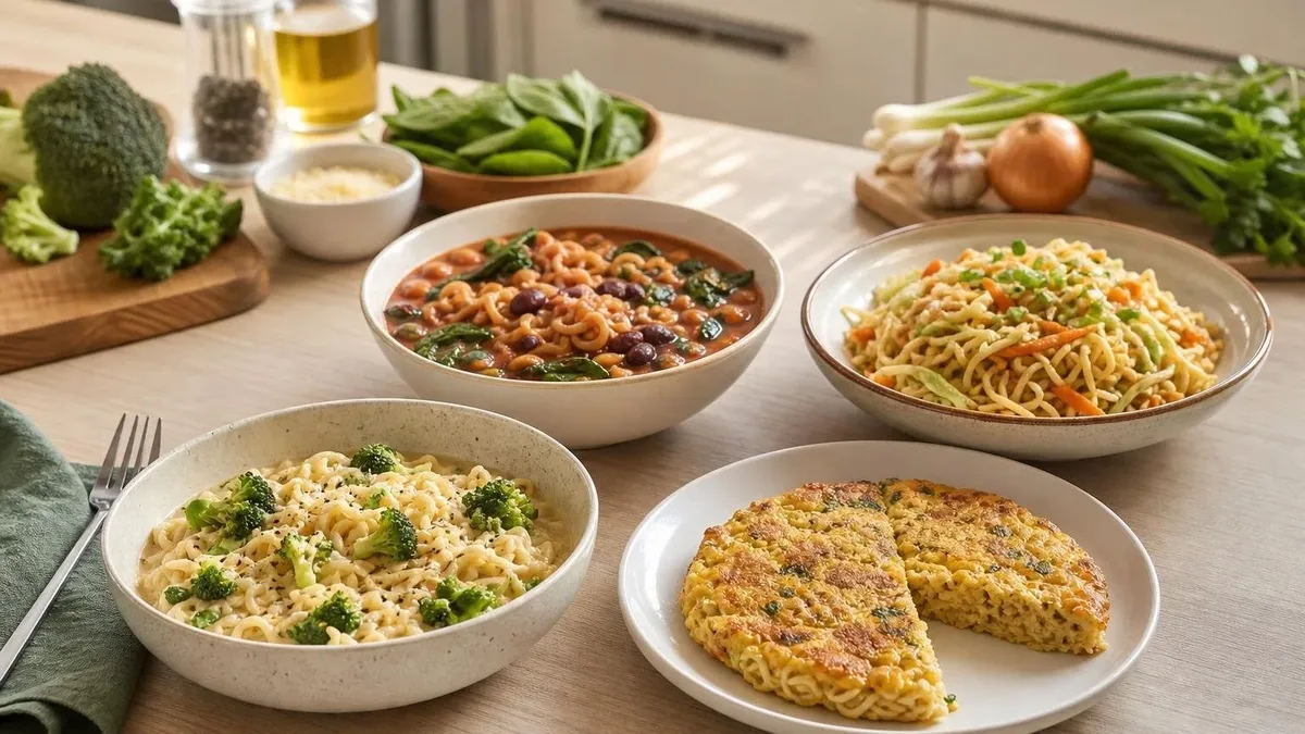 Quatro formas de preparar macarrão instantâneo sem depender do sachê