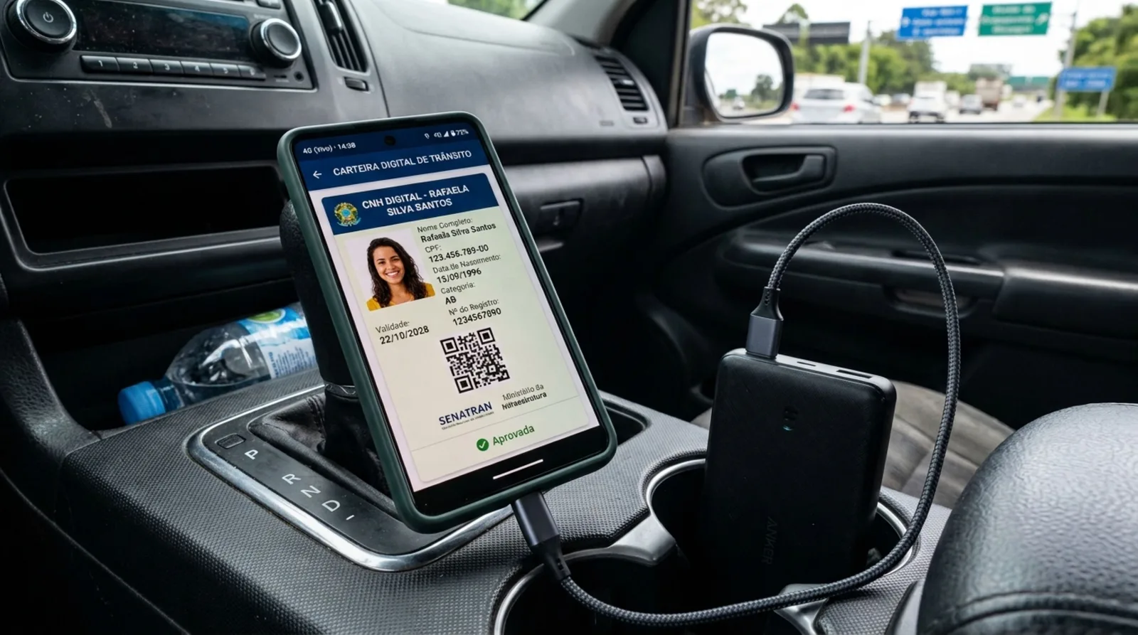 Bateria do celular acaba na blitz: quando a CNH pode ser consultada