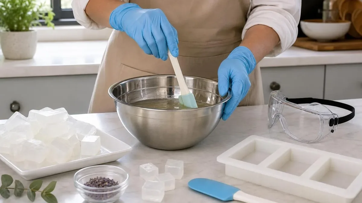 Como fazer sabonete artesanal com mais segurança em casa