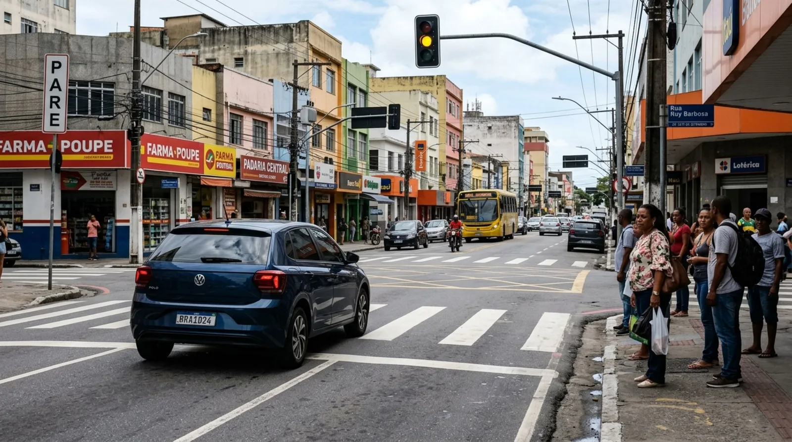 Sinal amarelo exige cuidado e pode levar a outras autuações