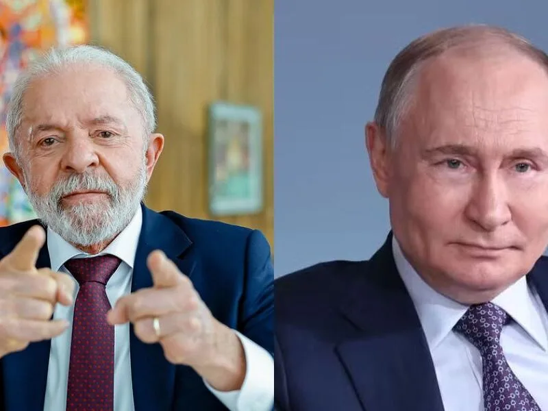 Putin diz a Lula que parceria entre Rússia e Brasil avança com sucesso