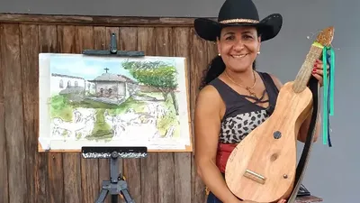 Elizeth Gonçalves transforma viola em instrumento de memória pantaneira