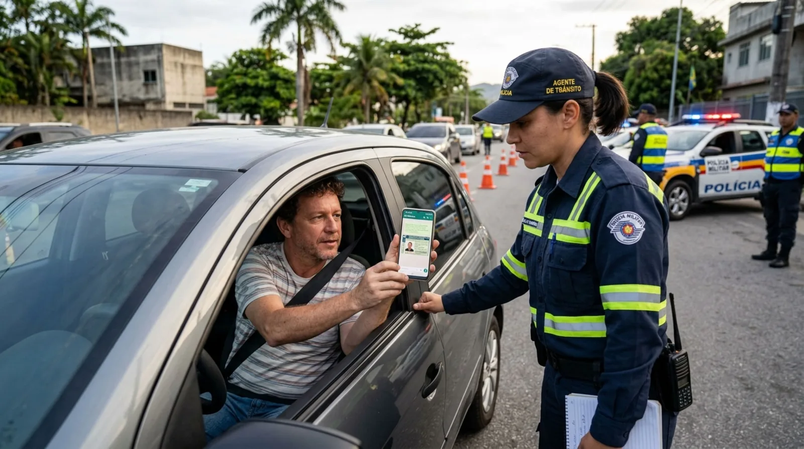 CNH no celular: quando a fiscalização aceita a habilitação sem o documento físico