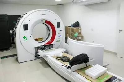 Hospital Alfredo Abrão recebe tomógrafo para ampliar exames em Campo Grande