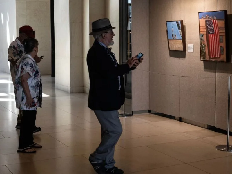 Em Dallas, Bush transforma memórias do 11 de Setembro em pinturas