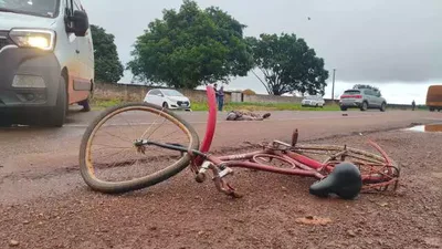 Ciclista morre após ser atingido por carro no anel viário de Dourados