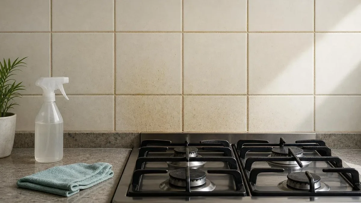 Como tirar gordura do azulejo sem sujar ainda mais o rejunte