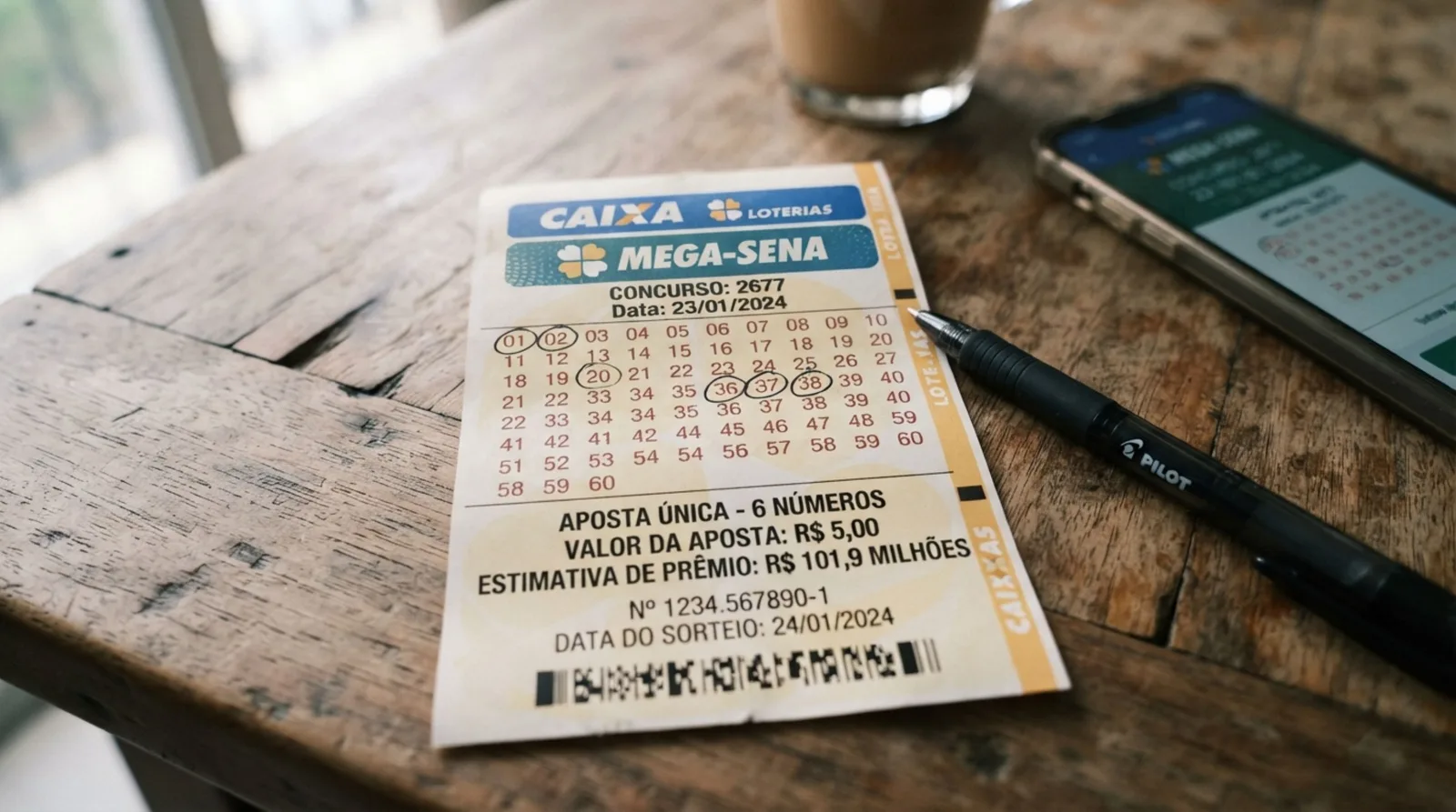 Mega-Sena 3059 tem prêmio de R$ 101,9 milhões para bolão de SP