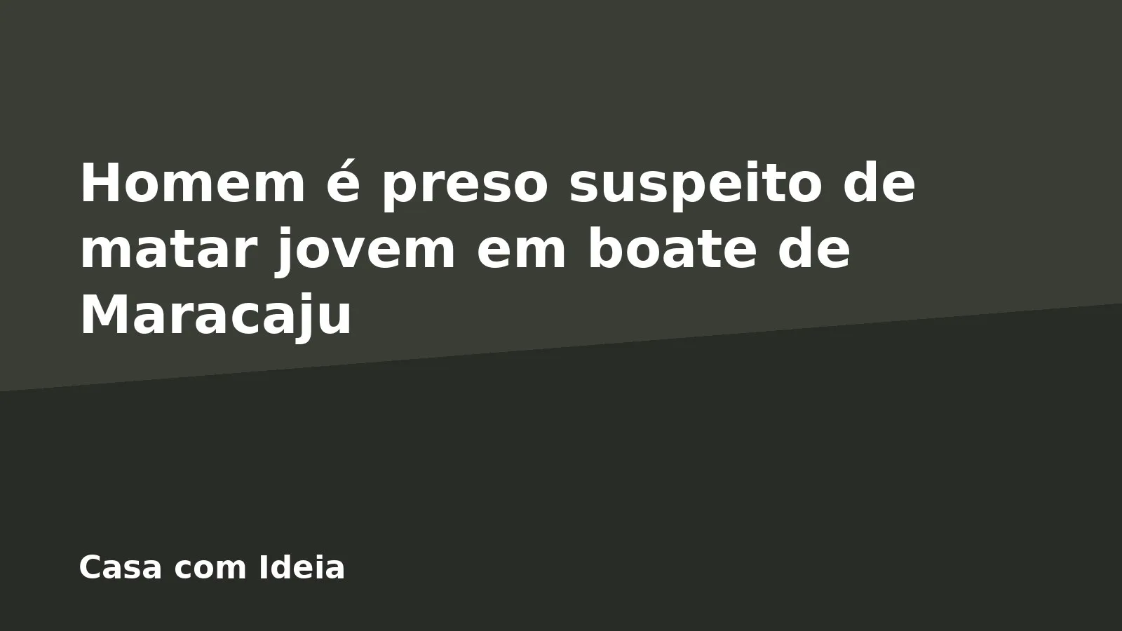 Homem é preso suspeito de matar jovem em boate de Maracaju